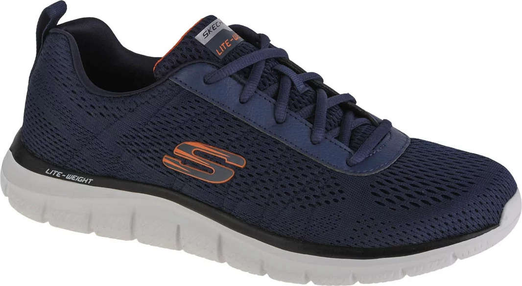 TMAVOMODRÉ PÁNSKE TENISKY SKECHERS TRACK-MOULTON 232081-NVOR Veľkosť: 45