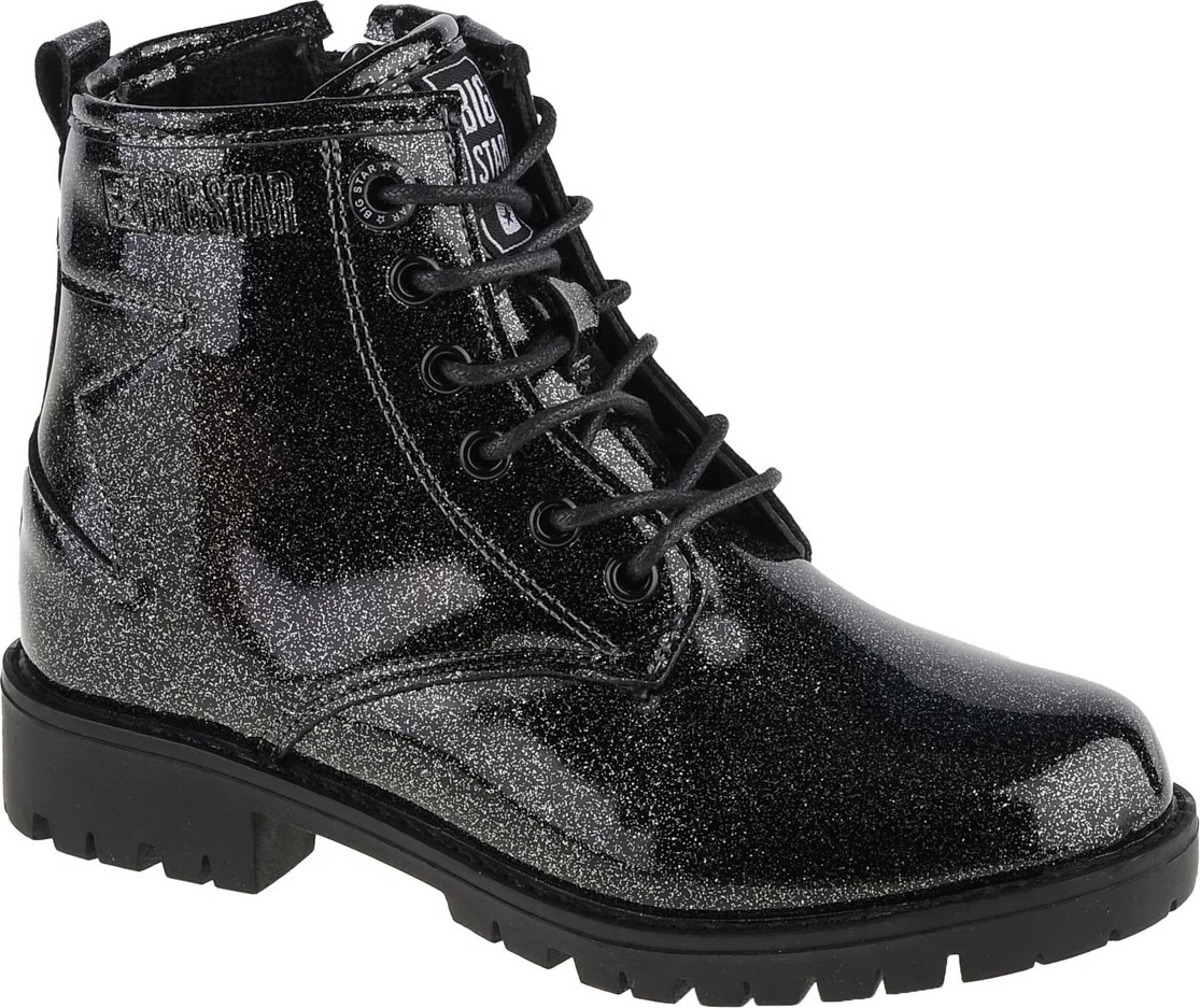 ČIERNE DIEVČENSKÉ TOPÁNKY BIG STAR KID\'S SHOES II374047 Veľkosť: 31