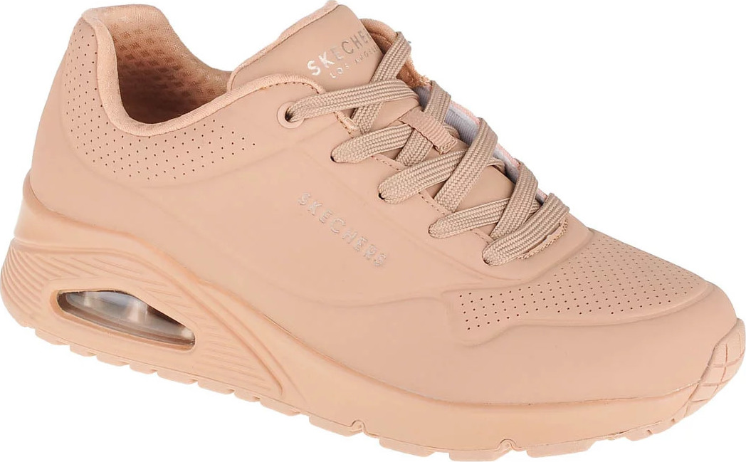 PÚDROVÉ DÁMSKE TENISKY SKECHERS UNO-STAND ON AIR 73690-SND Veľkosť: 41