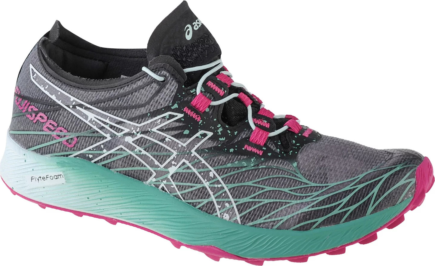 SIVÉ DÁMSKE TENISKY ASICS FUJISPEED 1012B176-001 Veľkosť: 39