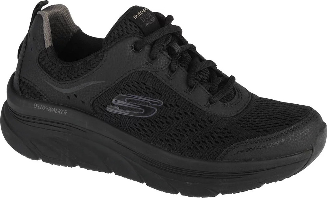 ČIERNE PÁNSKE TENISKY SKECHERS D\'LUX WALKER 232044-BBK Veľkosť: 47.5