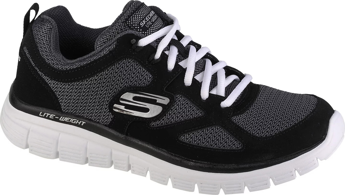 ČIERNE PÁNSKE TENISKY SKECHERS BURNS 52635-BKW Veľkosť: 47.5