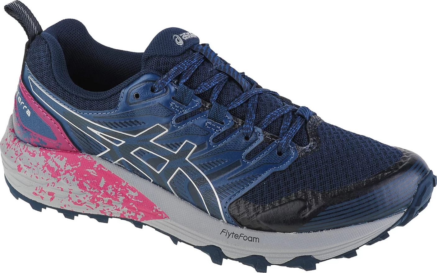 TMAVOMODRÉ ŠPORTOVÉ TOPÁNKY ASICS GEL-TRABUCO TERRA 1012A902-403 Veľkosť: 44.5