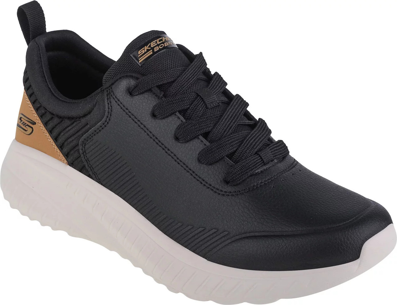 ČIERNE TENISKY SKECHERS BOBS SQUAD CHAOS-HEEL BETTER 118033-BLK Veľkosť: 43