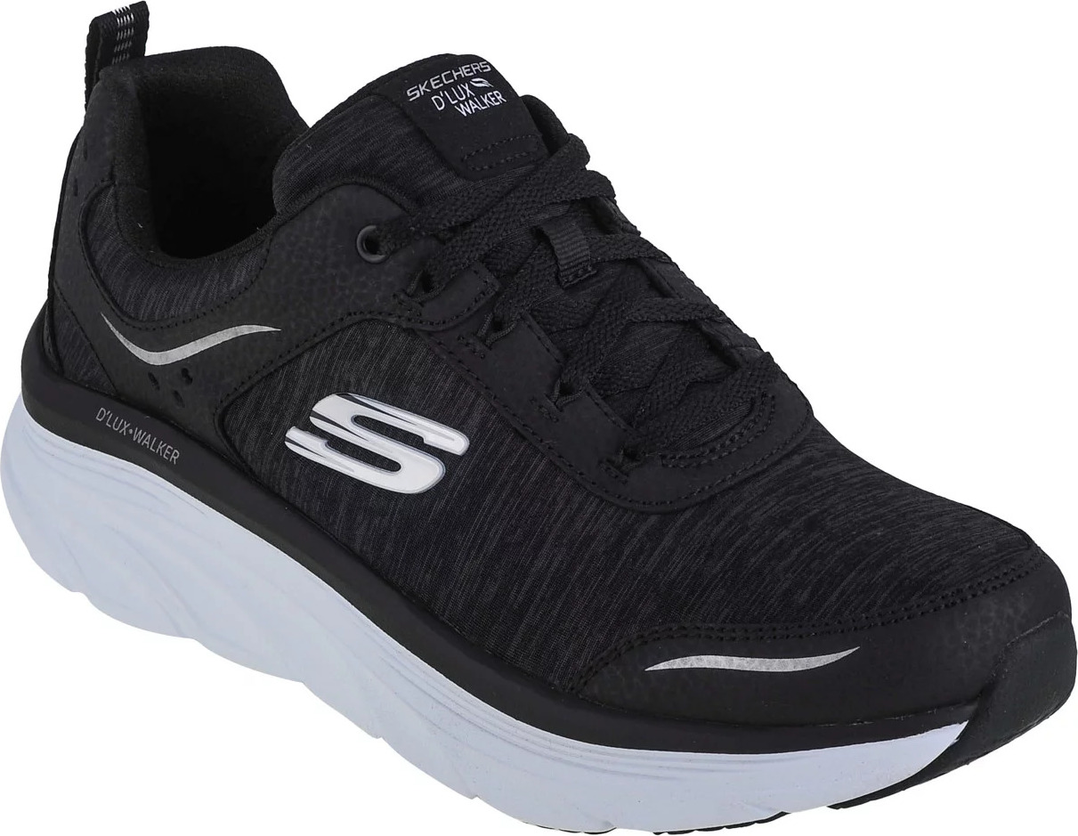 ČIERNE DÁMSKE TENISKY SKECHERS D\'LUX WALKER-COOL GROOVE 149336-BKW Veľkosť: 37