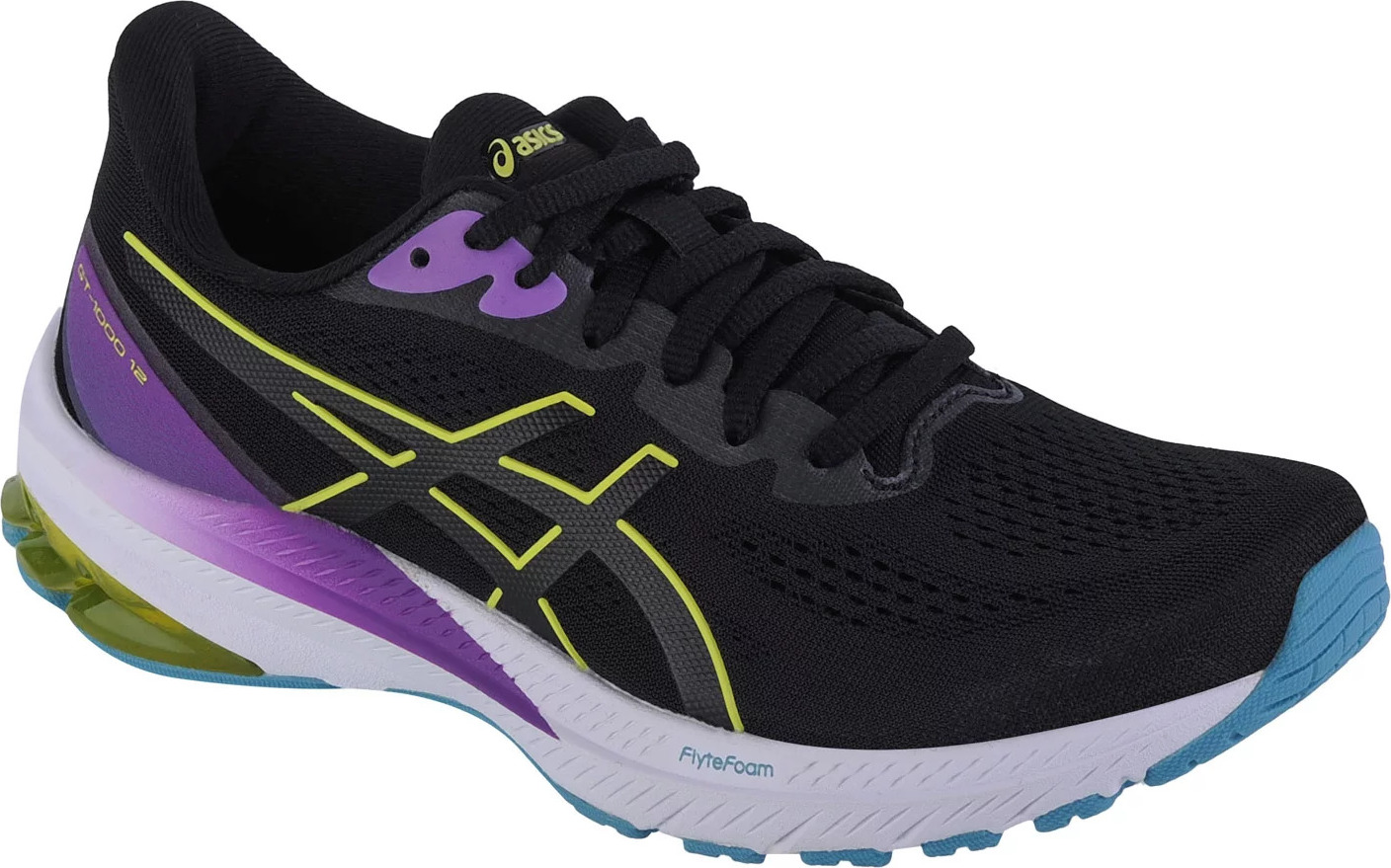 ČIERNE BEŽECKÉ TENISKY ASICS GT-1000 12 1012B450-002 Veľkosť: 38