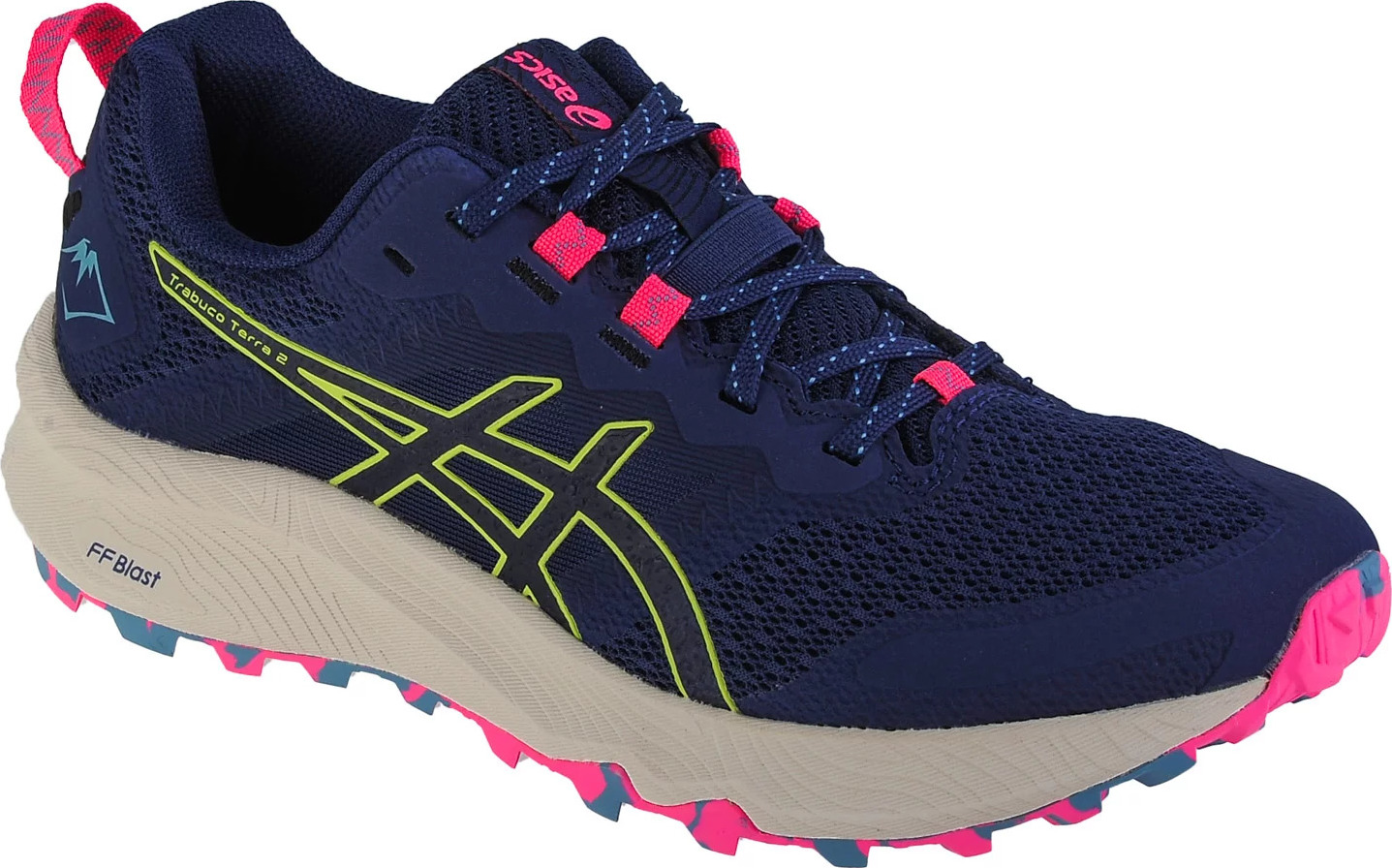 TMAVOMODRÉ BEŽECKÉ TOPÁNKY ASICS GEL-TRABUCO TERRA 2 1012B427-400 Veľkosť: 38