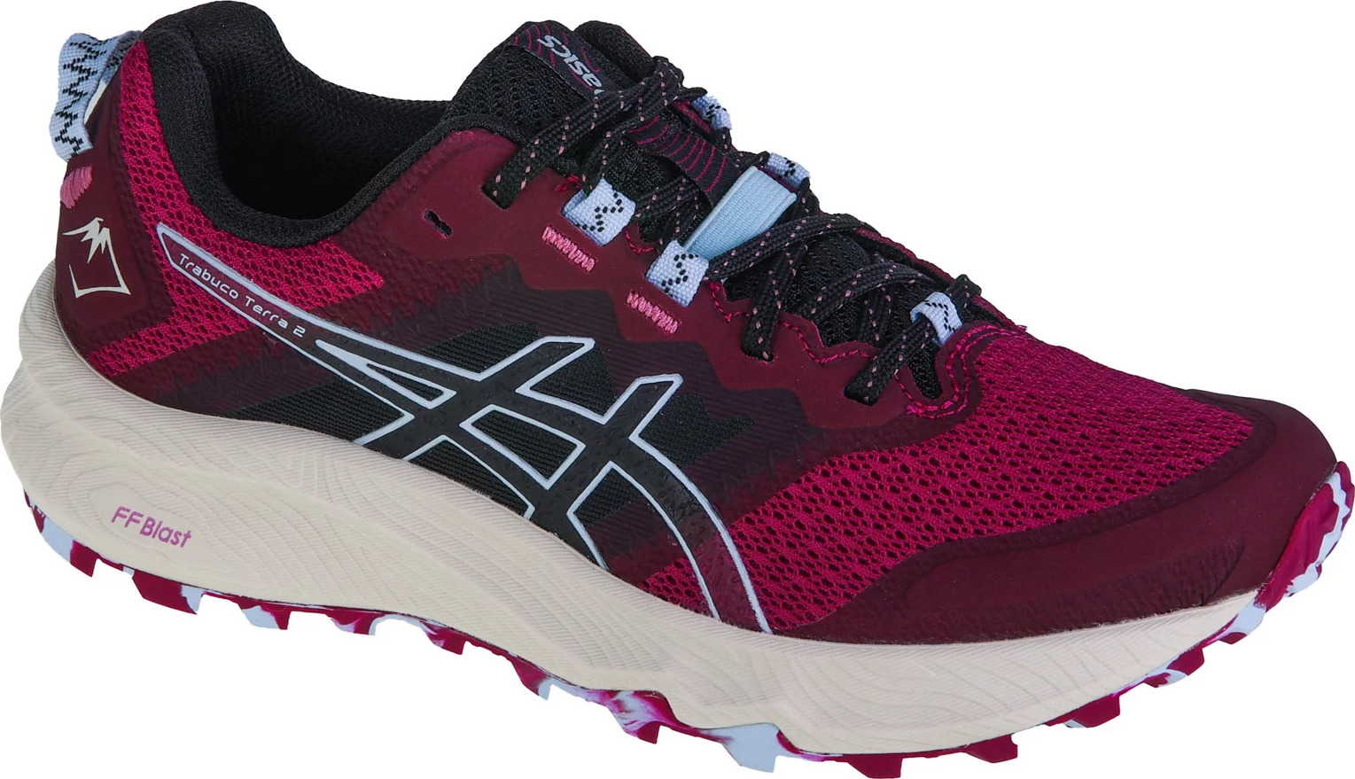 TMAVORUŽOVÉ BEŽECKÉ TOPÁNKY ASICS GEL-TRABUCO TERRA 2 1012B427-500 Veľkosť: 40.5