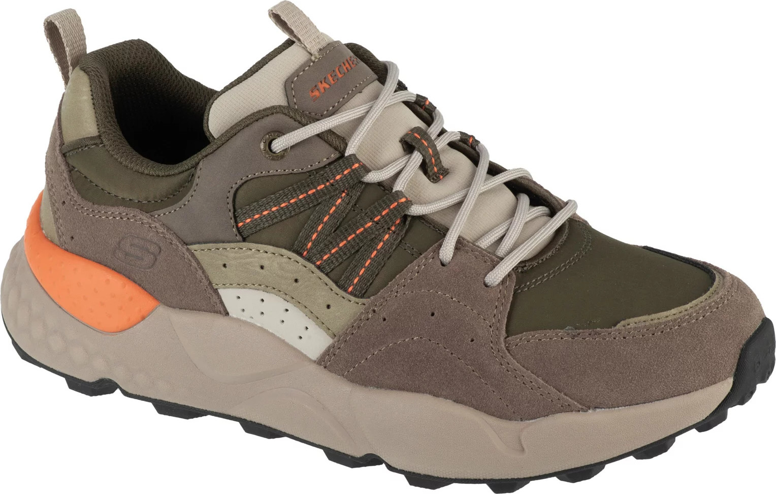 KHAKI PÁNSKE TENISKY SKECHERS BENDINO - DORMER 210555-DKTP Veľkosť: 43