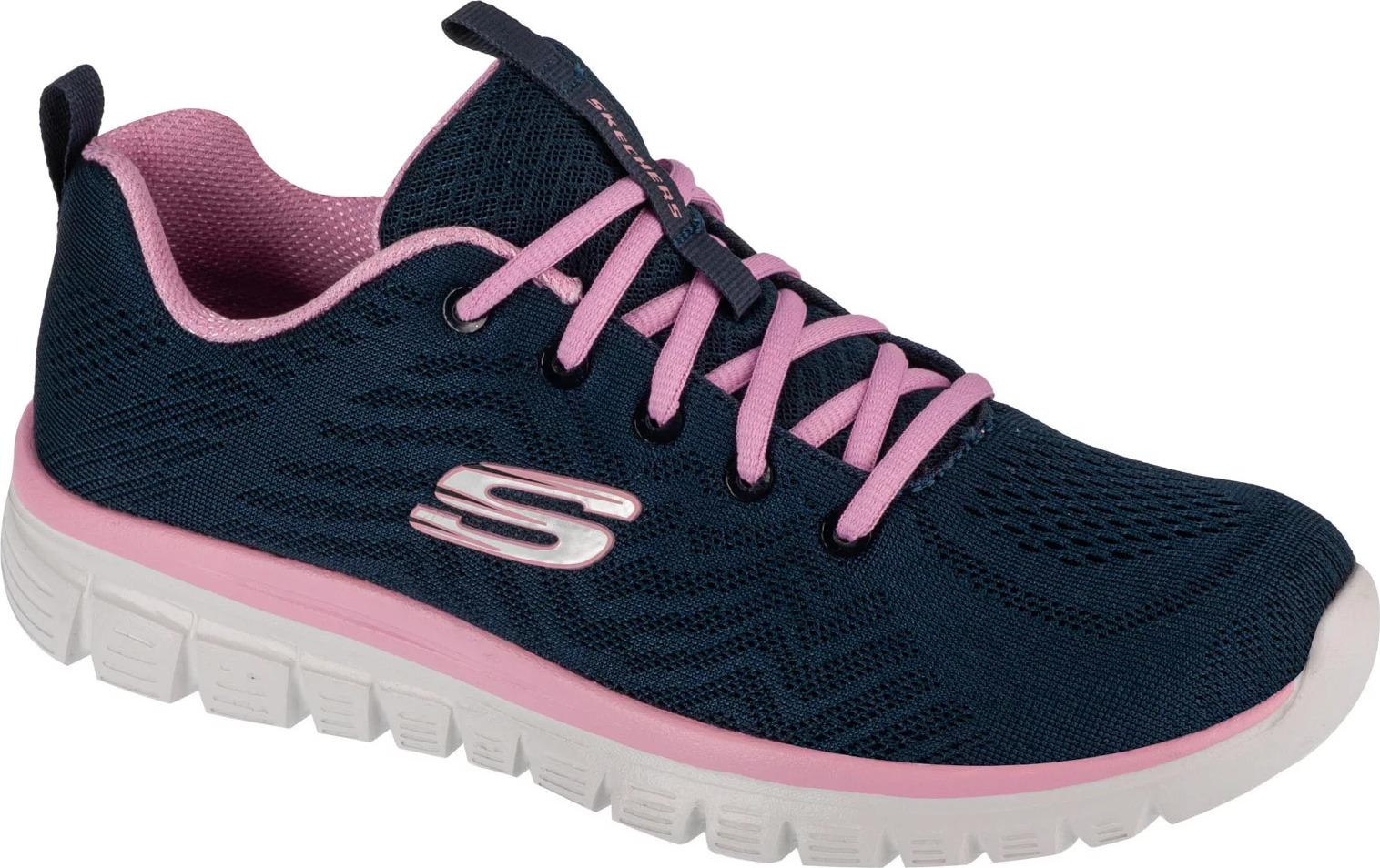 TMAVOMODRÉ TENISKY SKECHERS GRACEFUL - GET CONNECTED 12615-NVPK Veľkosť: 39