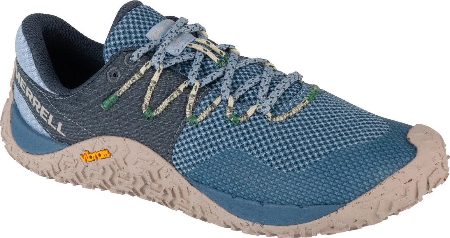 MODRÉ BEŽECKÉ BAREFOOT TOPÁNKY MERRELL TRAIL GLOVE 7 J068186 Veľkosť: 37