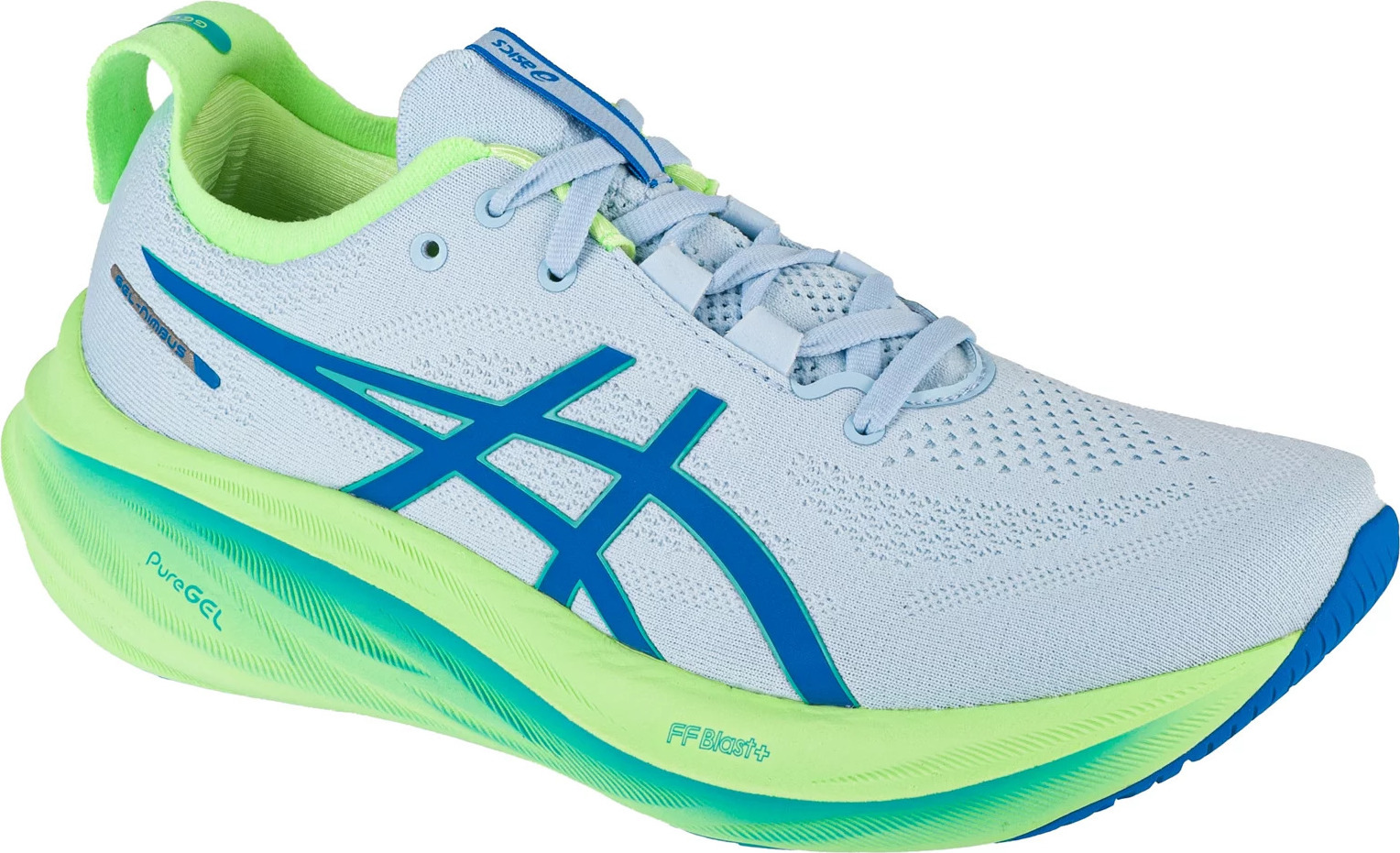 SVETLOMODRÉ BEŽECKÉ TENISKY ASICS GEL-NIMBUS 26 LITE-SHOW 1011B847-400 Veľkosť: 43.5