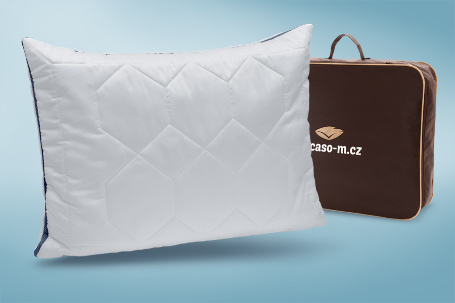 Picaso manufactury Polštář Traumwell Rozměr: 40x60 cm zip+vak (500 g), Taška: dárková hnědá taška na zip