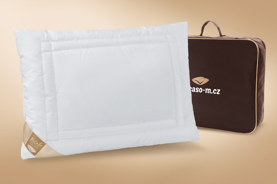 Picaso manufactury Zdravotní vyvařovací polštář Mirabell Visco Rozměr: 70x90 cm (1000 g), Taška: dárková hnědá taška na zip