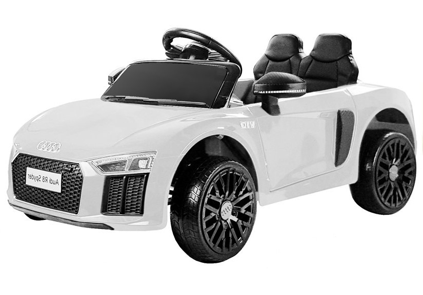 mamido  Dětské elektrické auto Audi R8 Spyder bílé