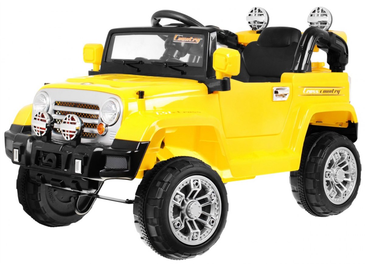 mamido  Elektrické autíčko Jeep žluté