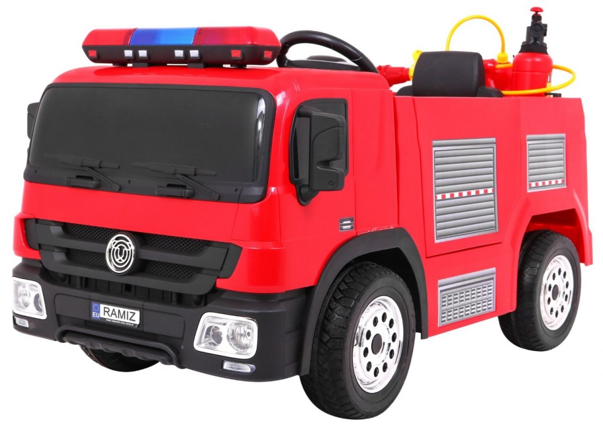 mamido  Elektrické autíčko hasiči červené