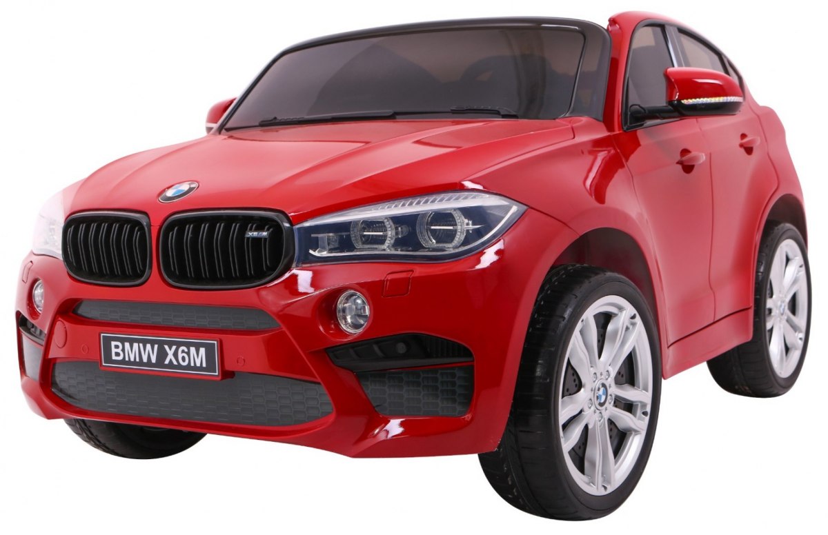 mamido  Elektrické autíčko BMW X6 M dvoumístné XXL lakované červené