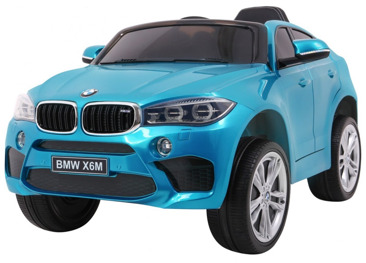 mamido  Elektrické autíčko BMW X6 M lakované modré