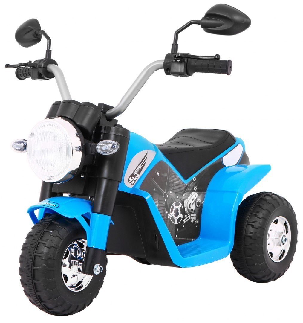 mamido  Dětská elektrická motorka MiniBike modrá JC916