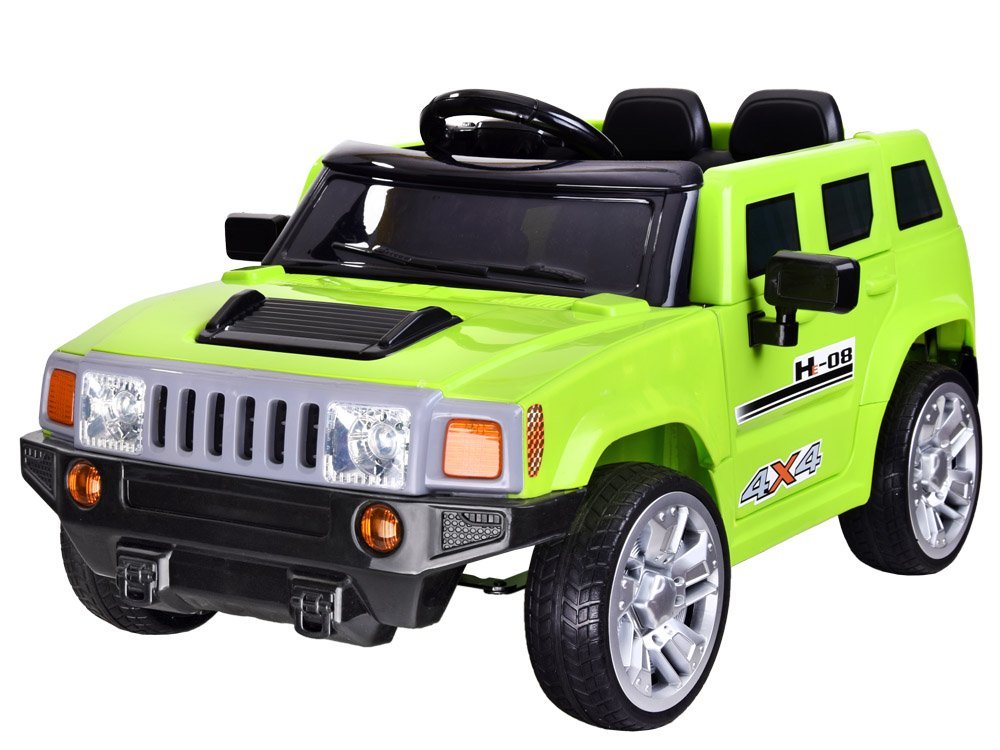 mamido  HUMMER Dětské elektrické autíčko 2,4 GHz zelené