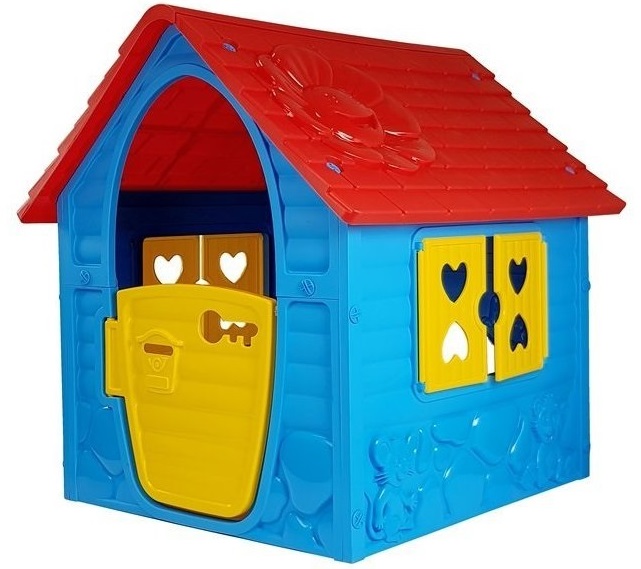 mamido  Dětský zahradní domeček PlayHouse modrý