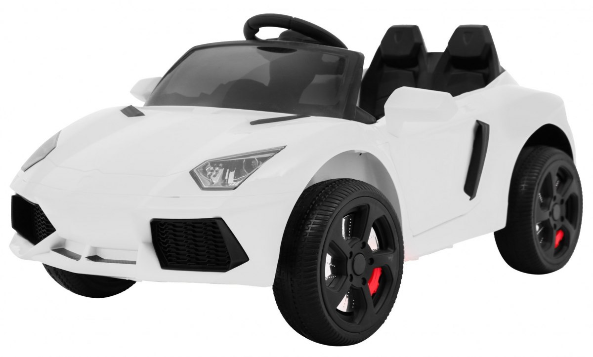 mamido  Elektrické autíčko Future EVA kola bílé