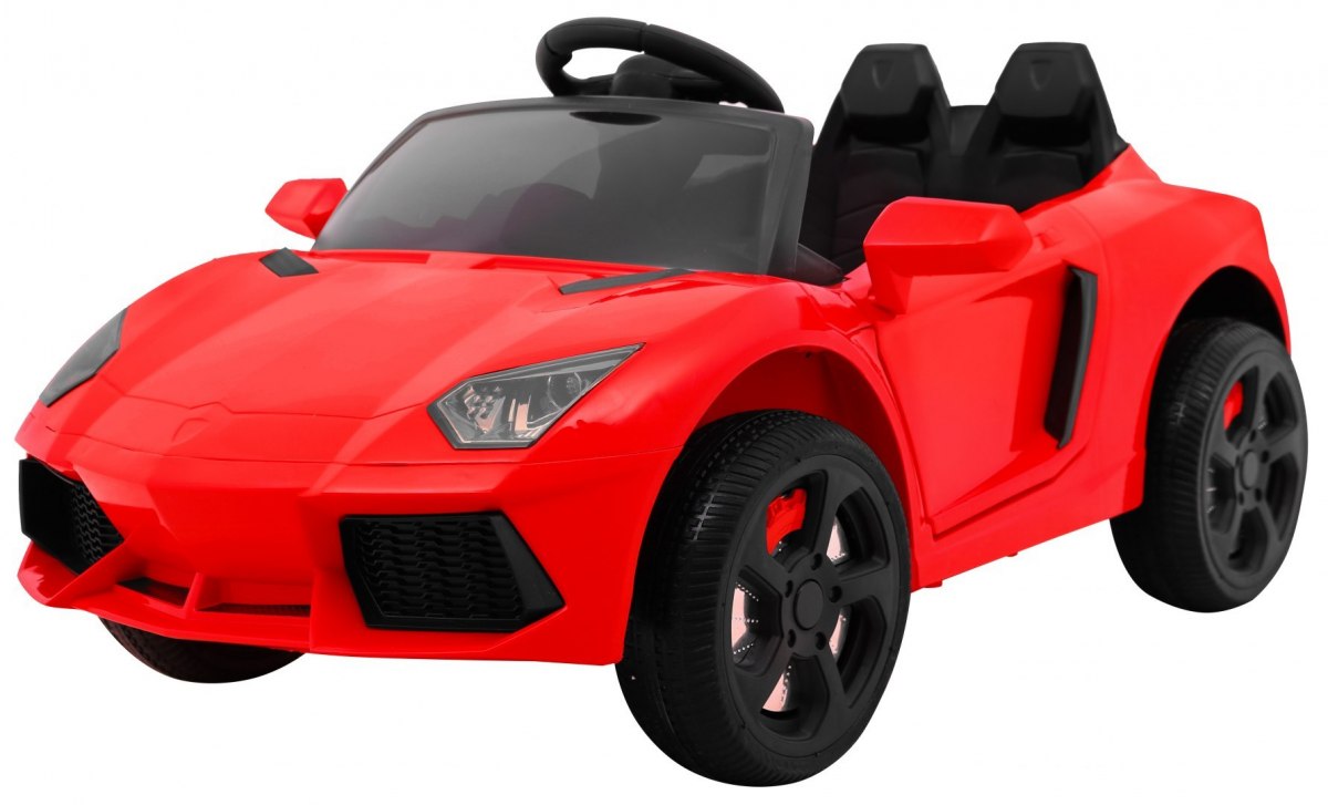 mamido  Elektrické autíčko Future EVA kola červené BBH-1188