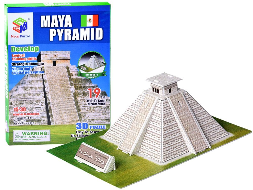 mamido  3D Puzzle Mayská pyramida