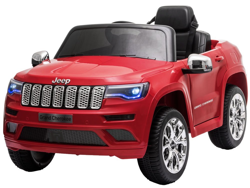 mamido  Dětské elektrické autíčko Jeep Grand Cherokee lakované červené