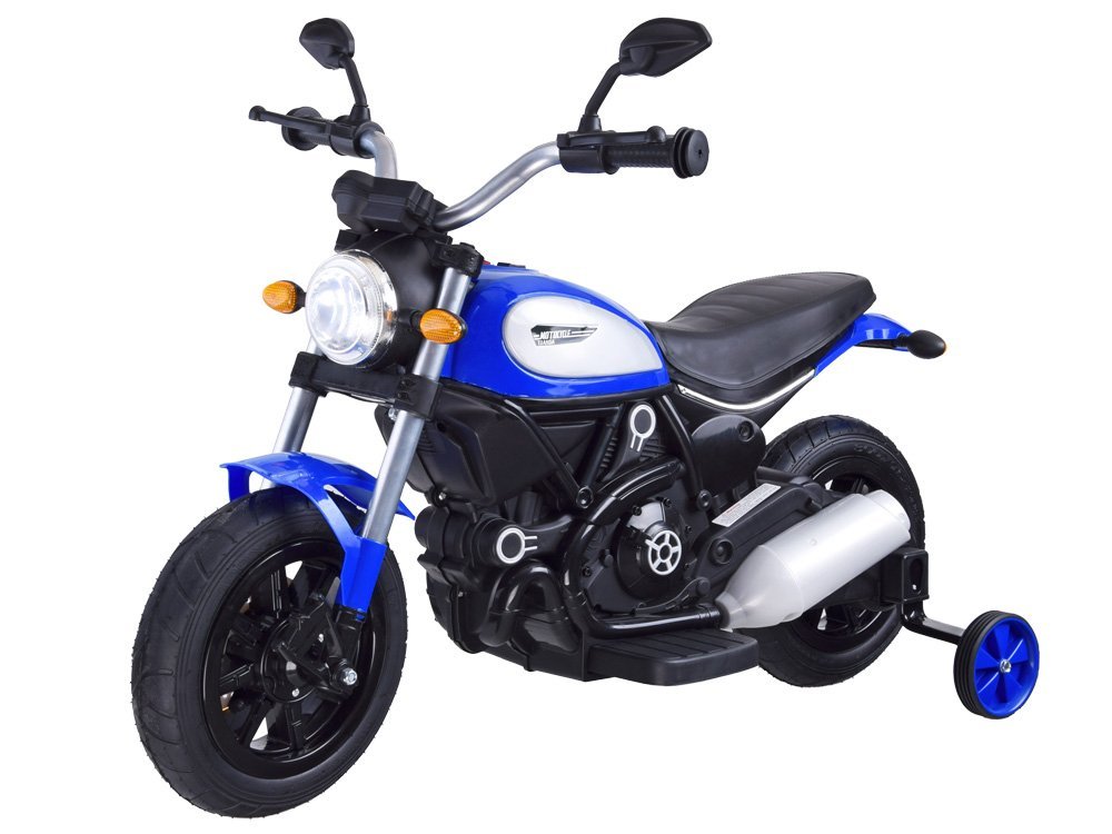 mamido  Dětská elektrická motorka Street Bob modrá