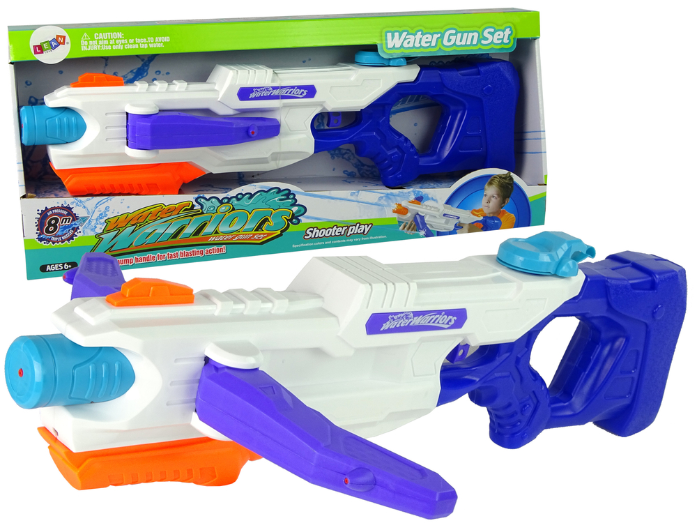mamido  Dětská vodní pistole 60 cm bílo-modrá