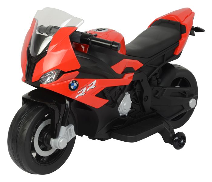 mamido  Dětská elektrická motorka BMW S1000RR černo-červená