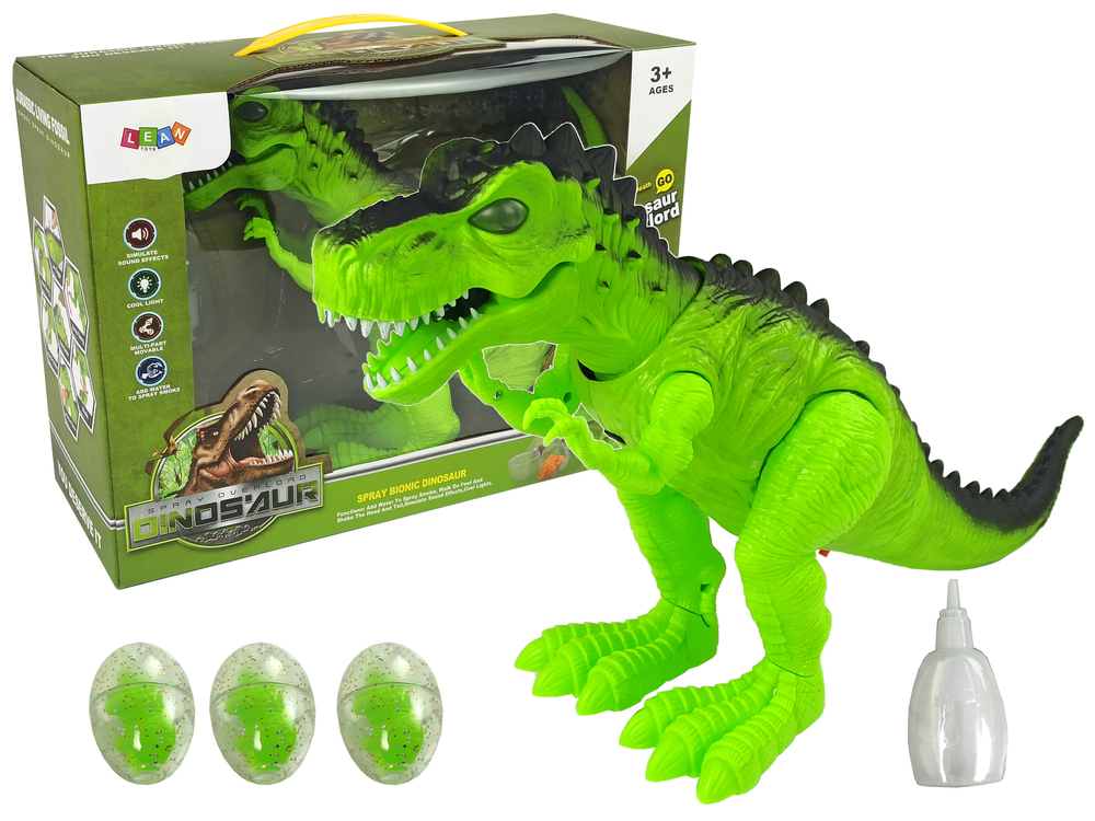 mamido  Interaktivní dinosaurus s efekty zelený