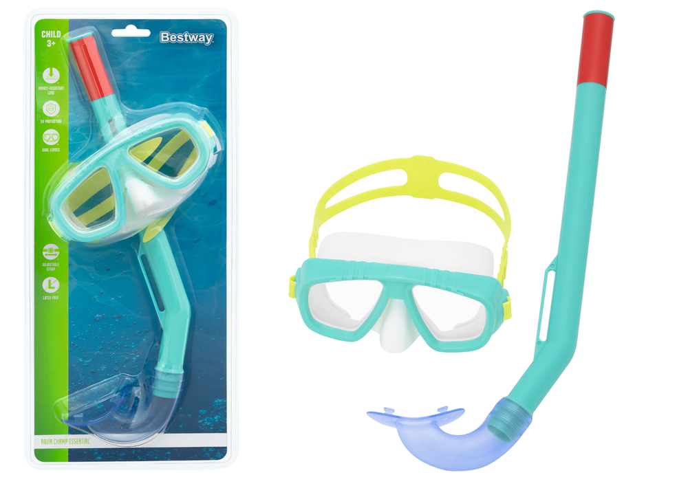 Bestway  Bestway Potápěčské brýle a šnorchl zelené