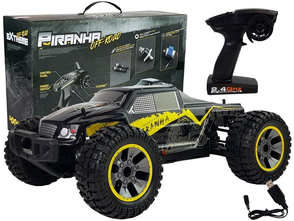 mamido  Terénní auto Off-Road na dálkové ovládání RC 1:10 žluté RC