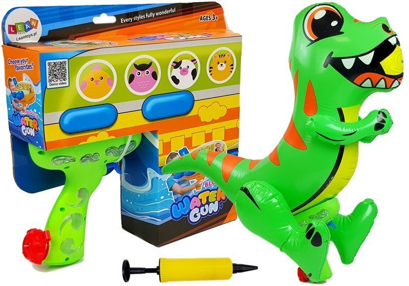 mamido  Dětská vodní pistole s nafukovacím dinosaurem