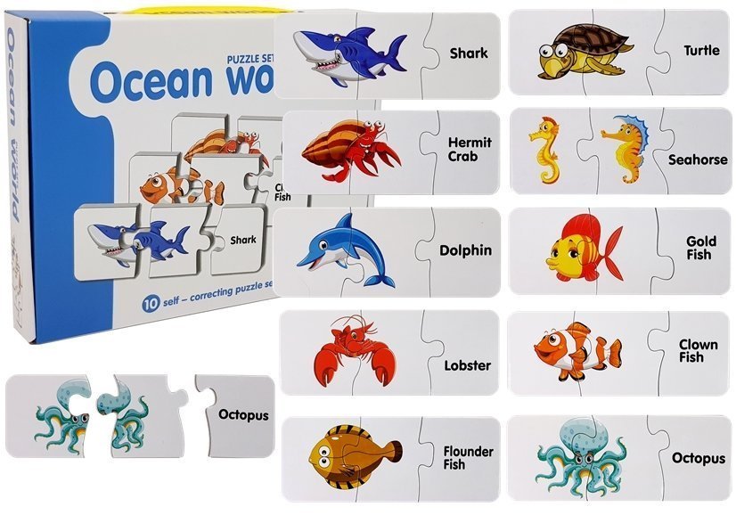 mamido  Vzdělávací puzzle mořský svět