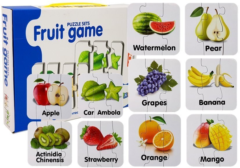 mamido  Vzdělávací puzzle ovoce