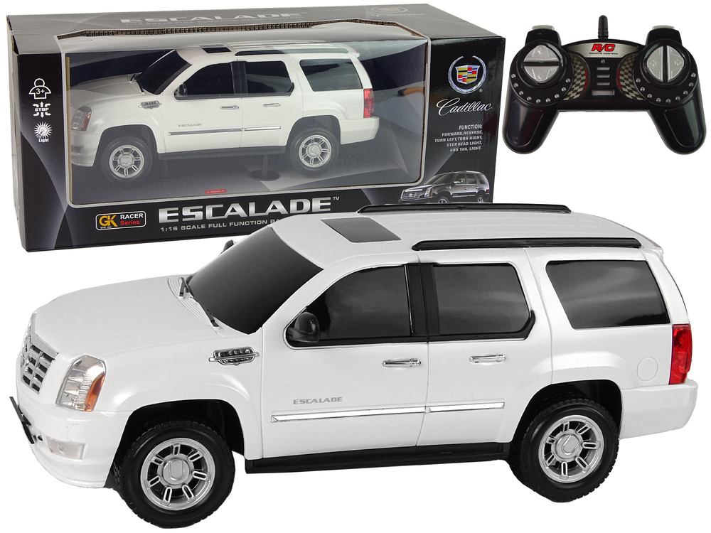 mamido  Auto na dálkové ovládání RC Cadillac Escalade 1:16 bílé