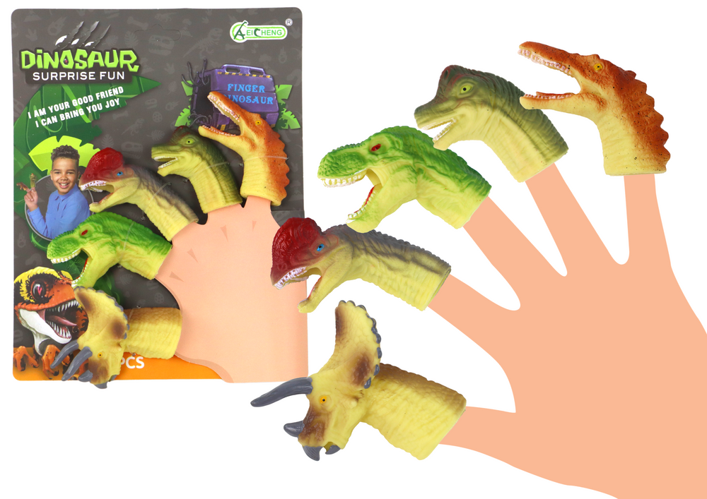 mamido  Dinosauří loutky na prsty