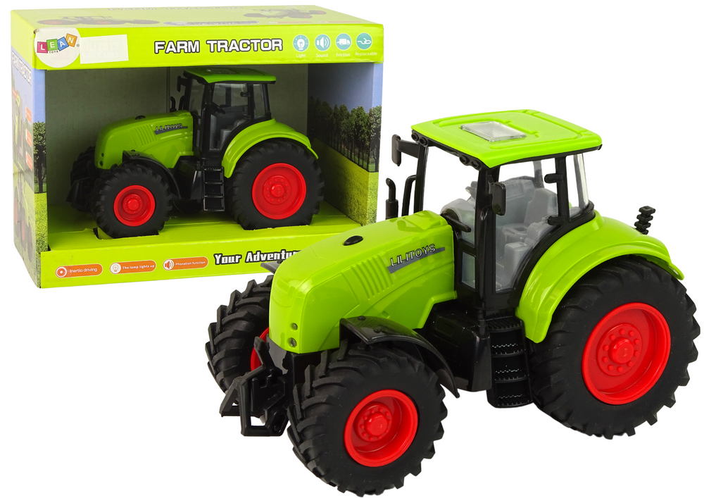 mamido  Traktor s efekty zelený