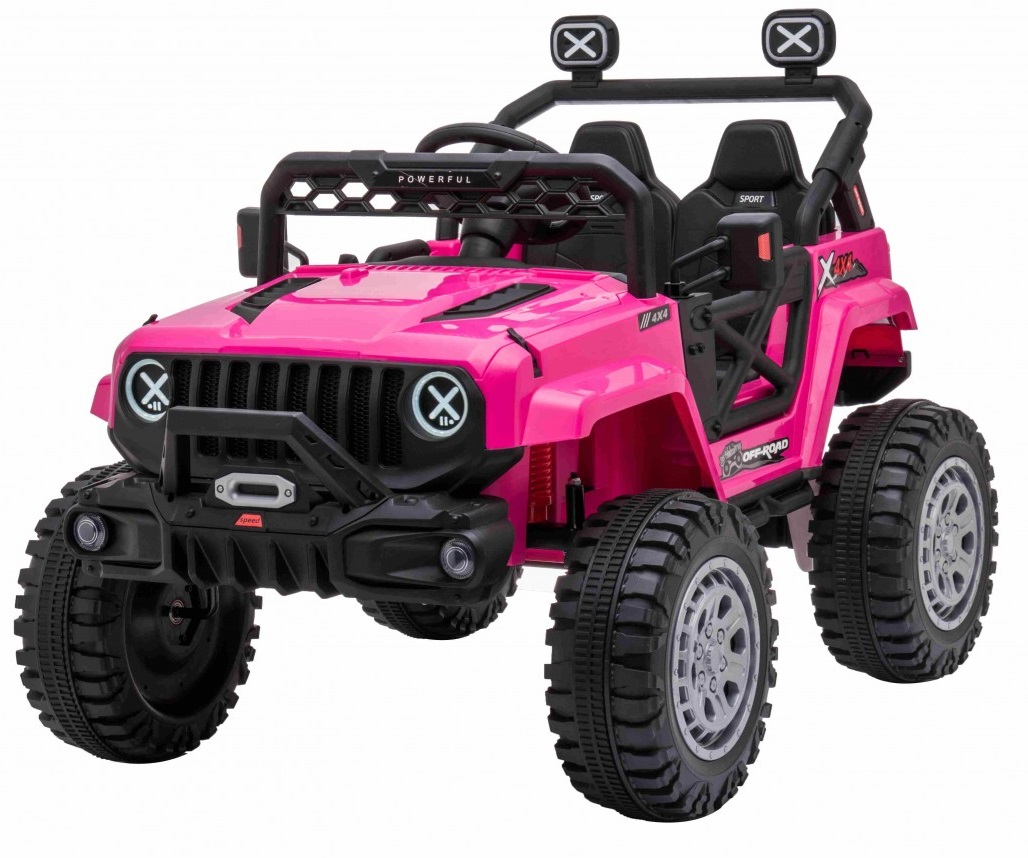 mamido  Elektrické autíčko jeep Off-road Speed 4x4 růžové