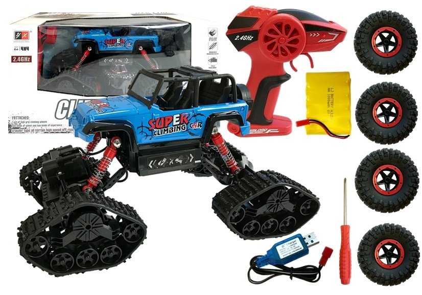 mamido Terénne auto na diaľkové ovládanie Climber 4x4 R / C modré