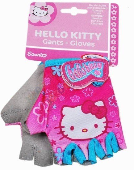 mamido Dievčenské cyklistické rukavice Hello Kitty