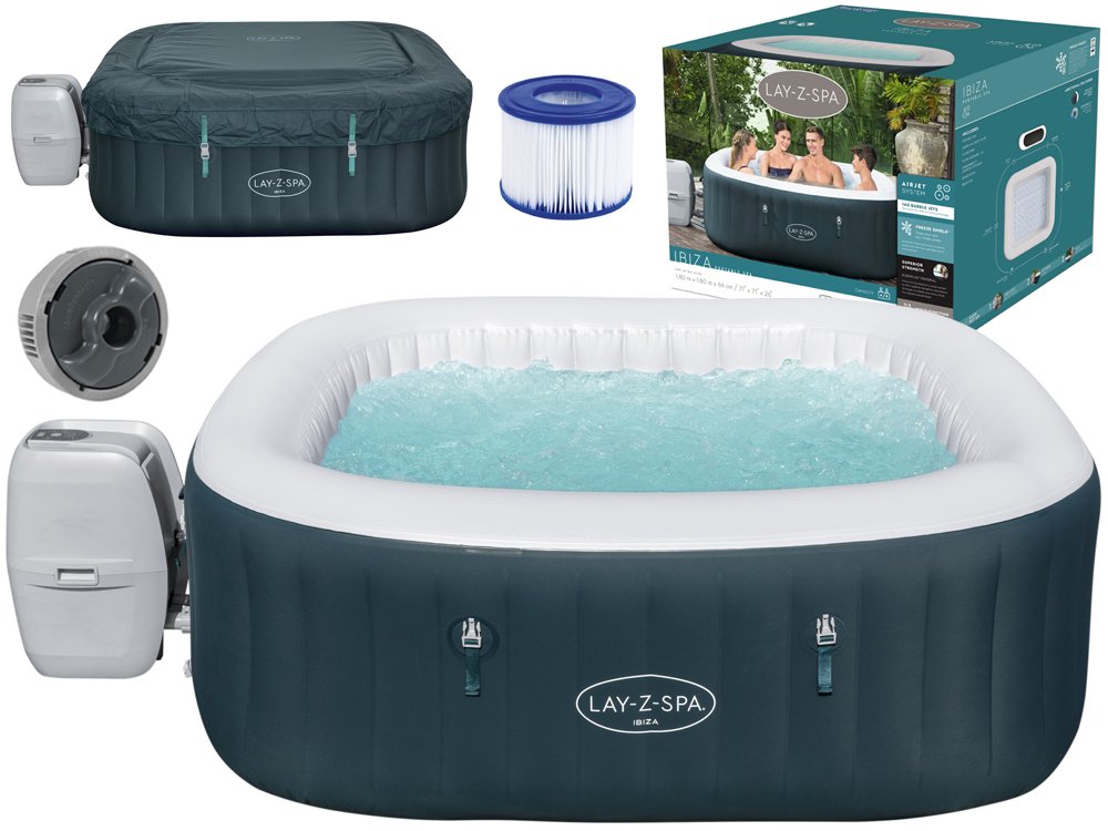 Bestway Nafukovacia vírivka Bestway Lay-Z-Spa Ibiza 4-6 osôb