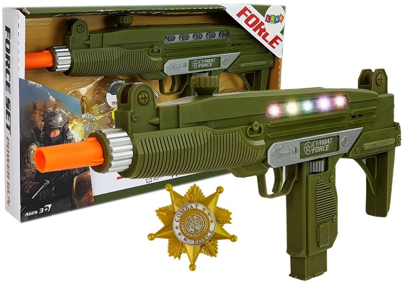 mamido Detská vojenská pištoľ s odznakom