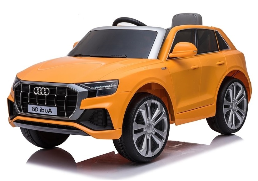 mamido Detské elektrické autíčko Audi Q8 lakované oranžové