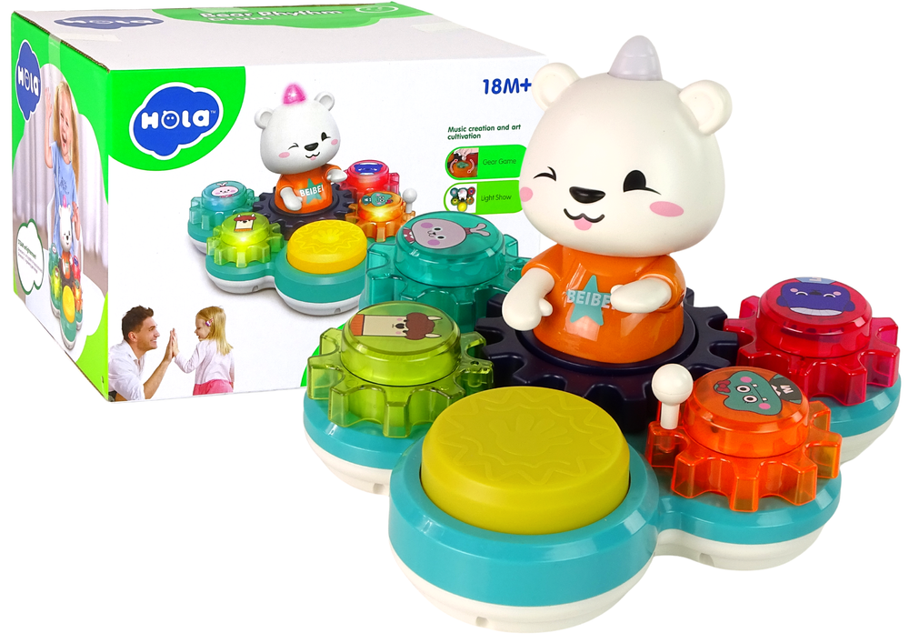 mamido Interaktívna vzdelávacia hračka pre deti, ktoré sa hrajú s medvedími potrebami