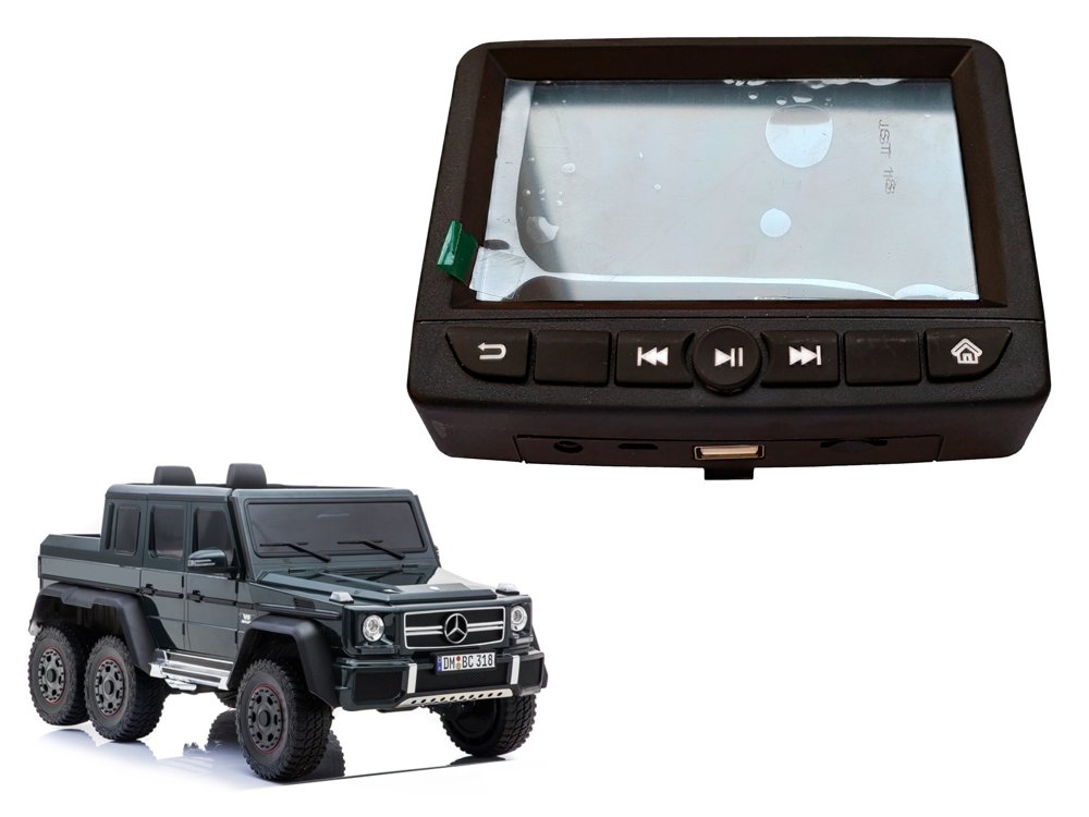 mamido MP4 LCD panel pre akumulátor vozidla Mercedes G63 SX1888